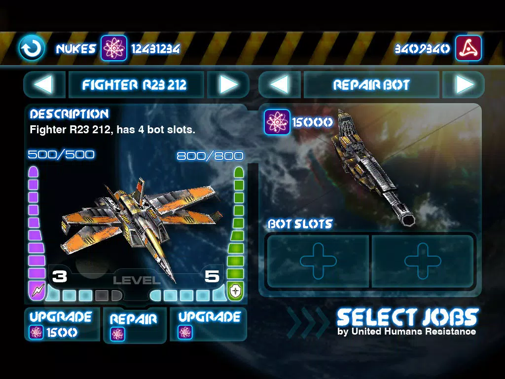 Tangkapan skrin MiniSpaceFighters iPad 