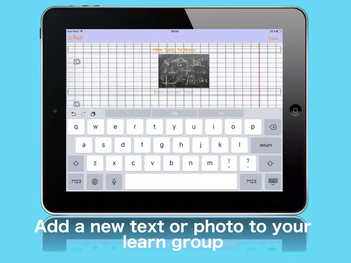 Memoryx: learn & memorise easy iPad 应用截图