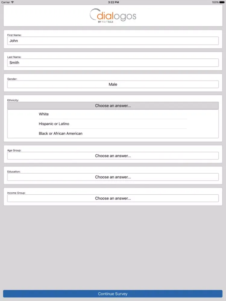 Dialogos Online iPad 应用截图