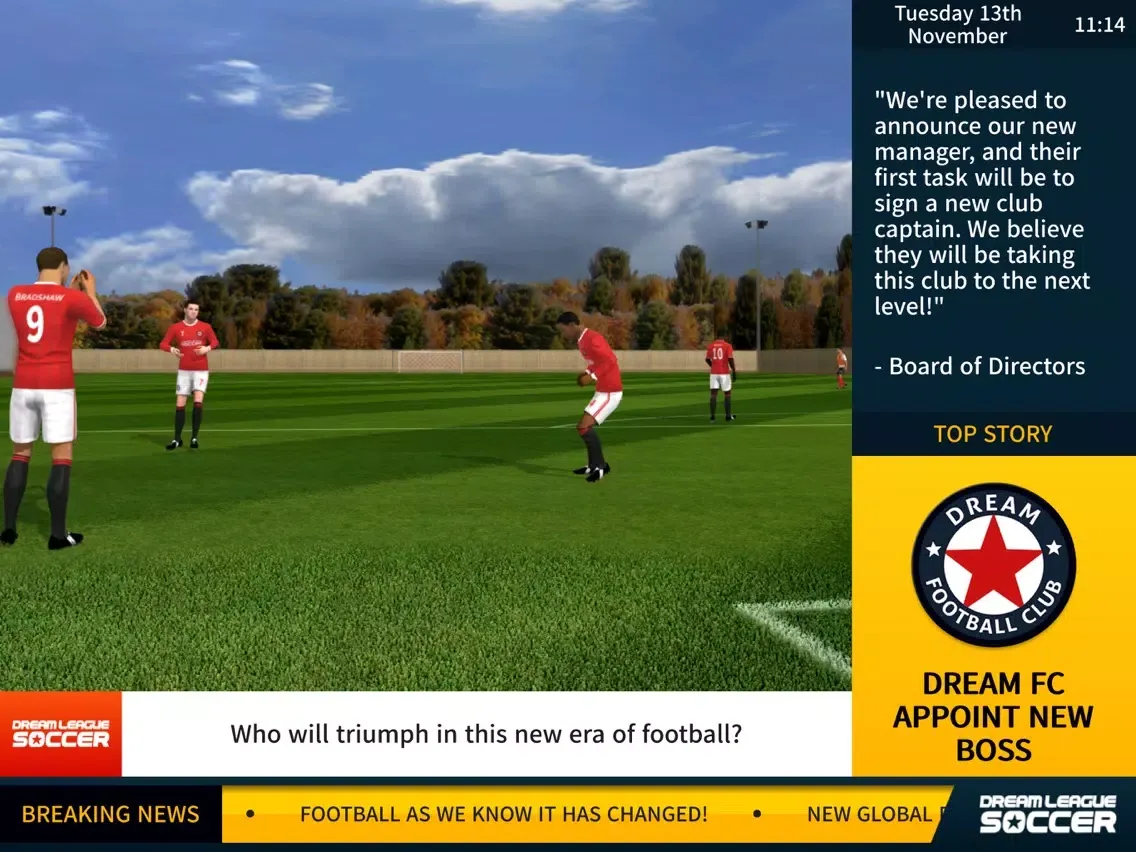 Capturas de tela do Dream League Soccer iPad 