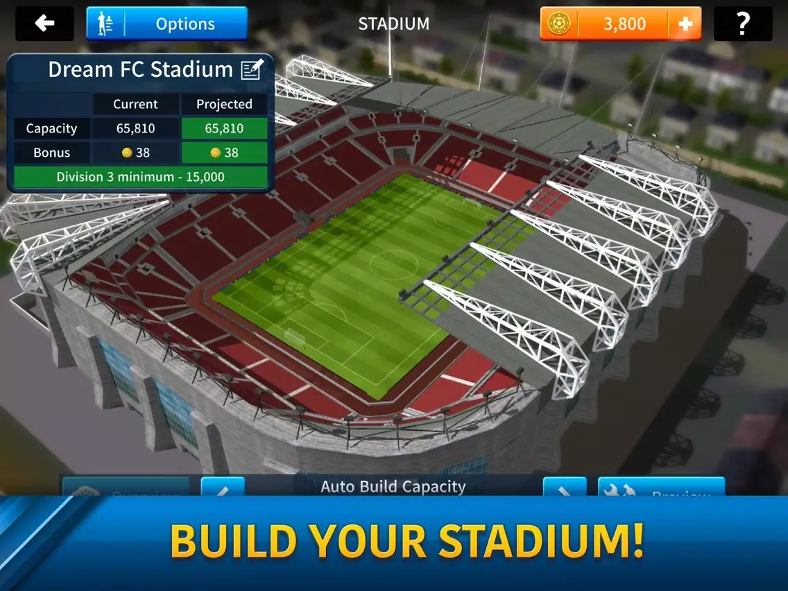 Capturas de tela do Dream League Soccer iPad 