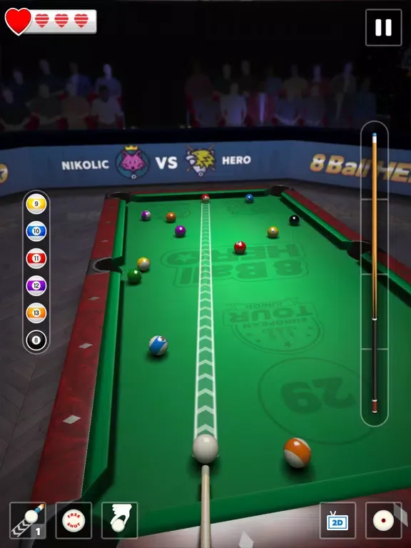 8 Ball Hero - Pool Puzzle Game iPad  سکرین شاٹس