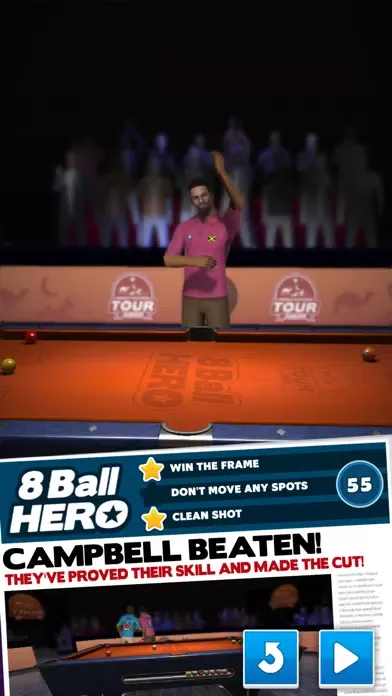 8 Ball Hero - Pool Puzzle Game سکرین شاٹس