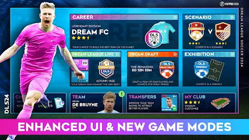 Screenshot di Dream League Soccer 2024