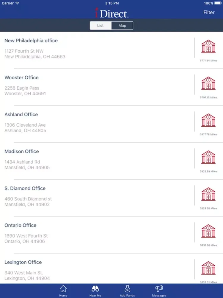 Скриншоты Directions CU iDirect iPad 