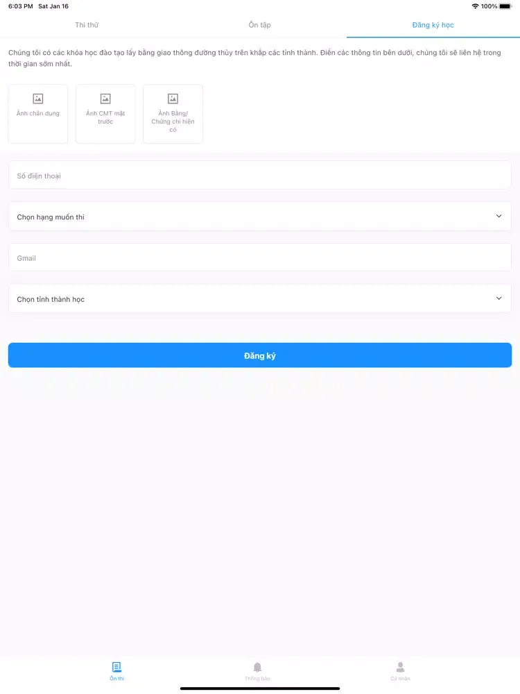 Ôn Thi ĐTNĐ iPad 應用截圖