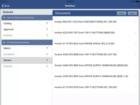 Director Mobile for iPad iPad  Screenshots