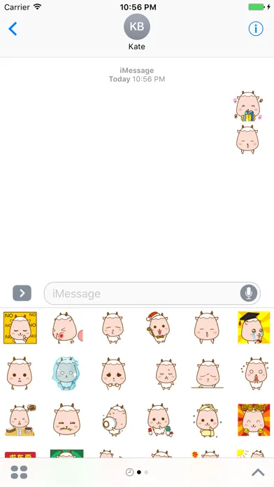 GIF Sticker Screenshots
