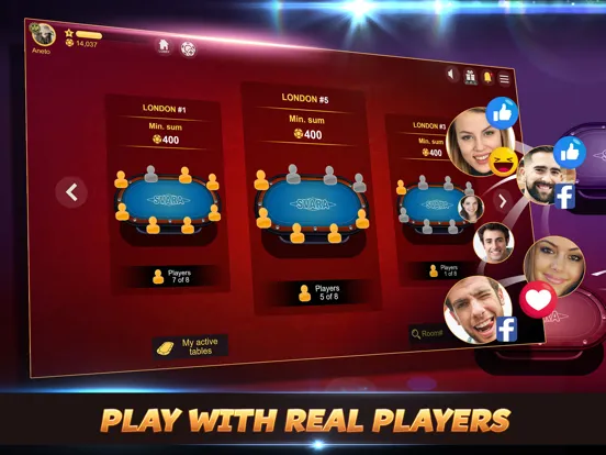 Svara - 3 Card Poker Online iPad 應用截圖