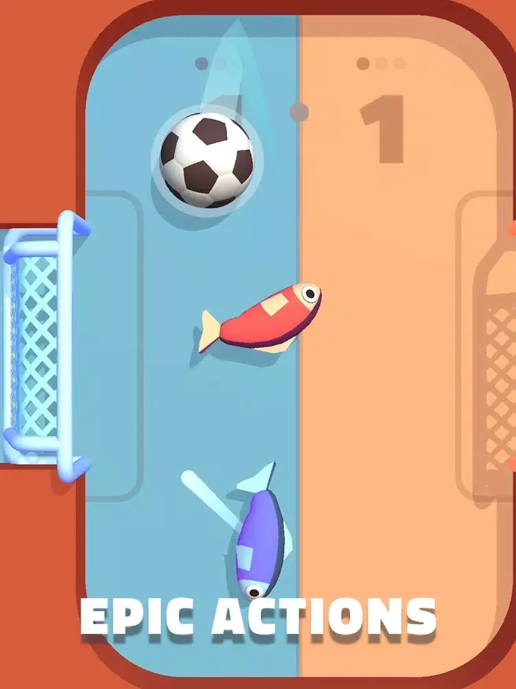 Zrzuty ekranu Soccer Fish iPad 