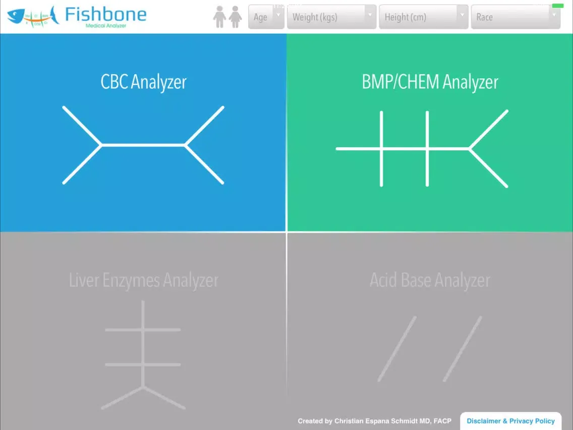 Fishbone Lab Analyzer iPad  Screenshots