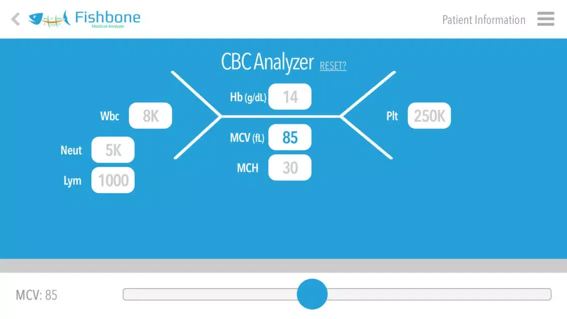 Fishbone Lab Analyzer Screenshots