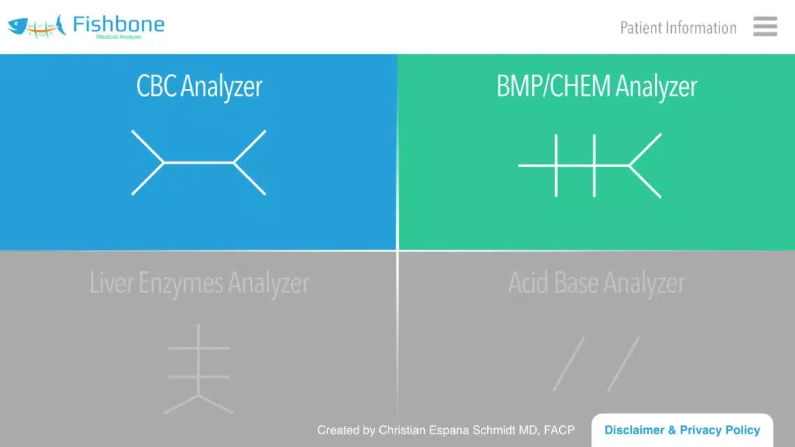 Fishbone Lab Analyzer Screenshots