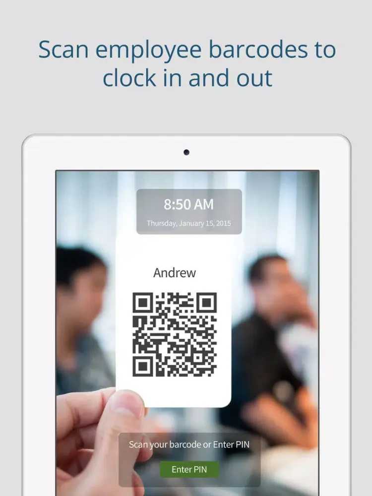 Fishbowl Time and Labor - Time Clock Terminal and Employee Time Tracking iPad  স্ক্রিনশট