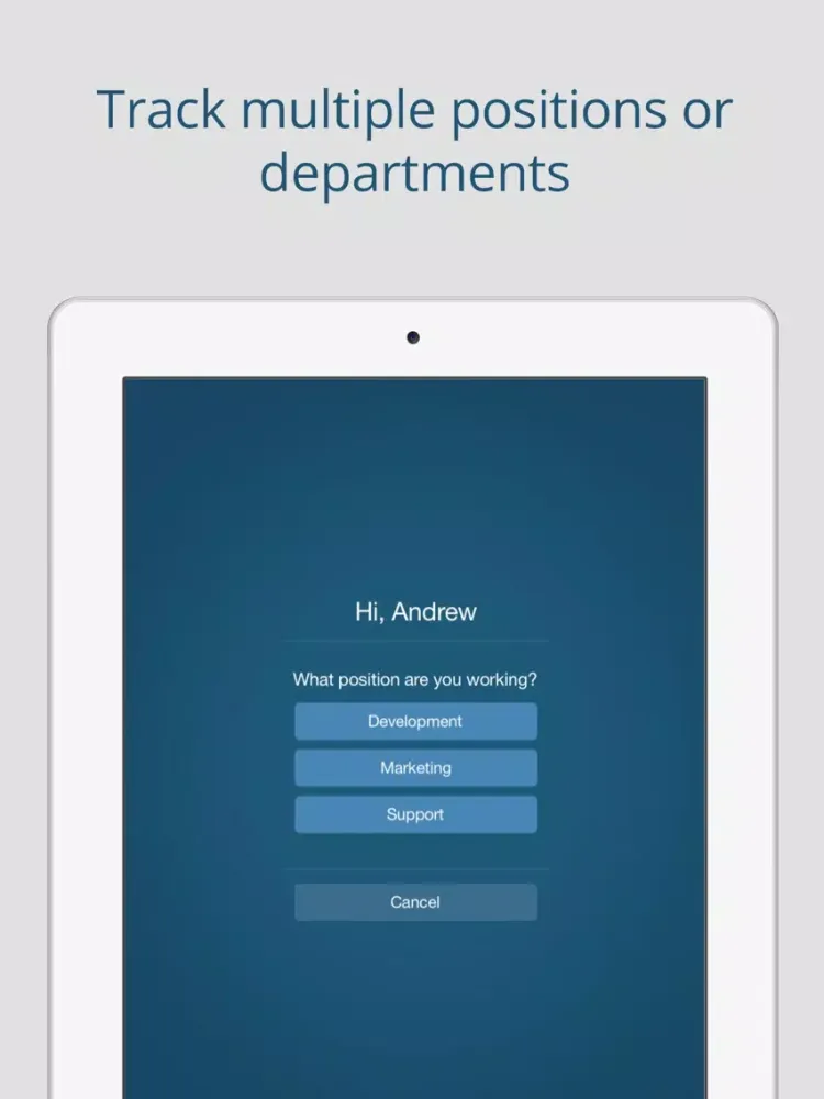 Fishbowl Time and Labor - Time Clock Terminal and Employee Time Tracking iPad  স্ক্রিনশট