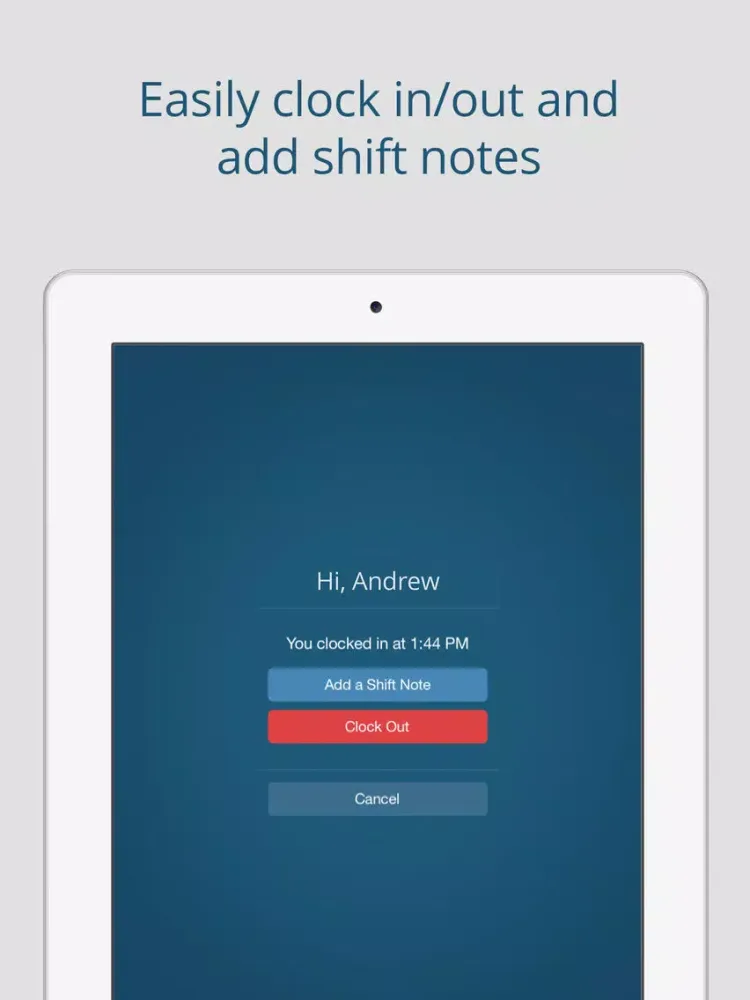 Fishbowl Time and Labor - Time Clock Terminal and Employee Time Tracking iPad  স্ক্রিনশট
