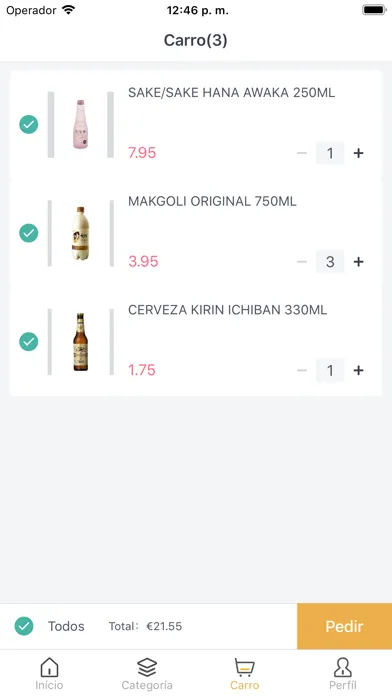 Captures d'écran de FOODINN