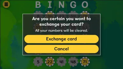 Zrzuty ekranu Bingo Card