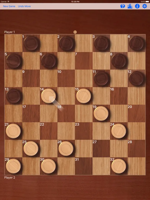 ภาพหน้าจอของ Checkers+ iPad 