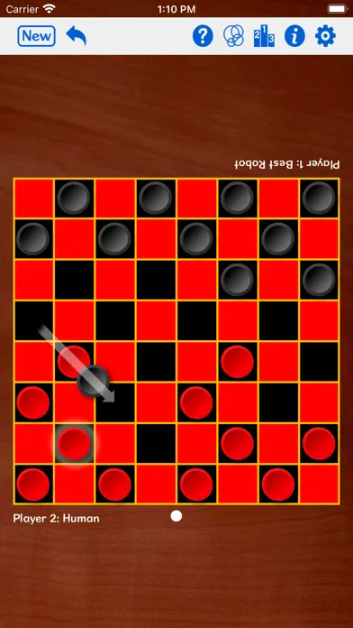 ภาพหน้าจอของ Checkers Primo