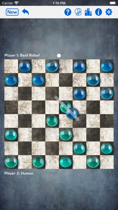 ภาพหน้าจอของ Checkers Primo
