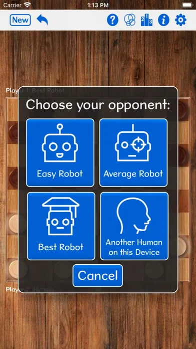 ภาพหน้าจอของ Checkers Primo