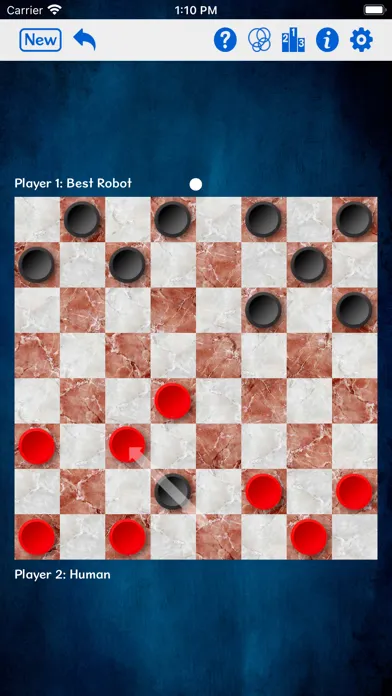 ภาพหน้าจอของ Checkers Primo
