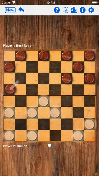 ภาพหน้าจอของ Checkers Primo