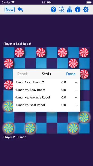 ภาพหน้าจอของ Checkers Primo