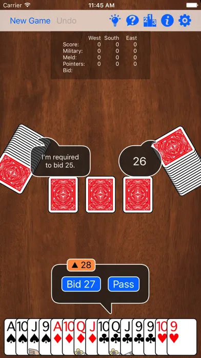 Cutthroat Pinochle应用截图
