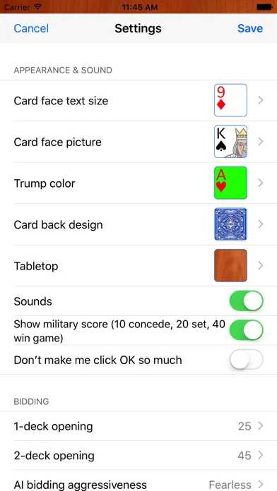 Cutthroat Pinochle应用截图
