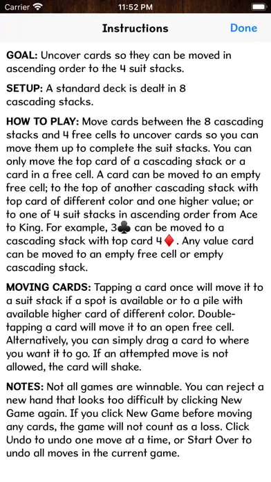 FreeCell Screenshots