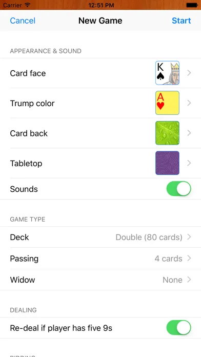 Pinochle應用截圖