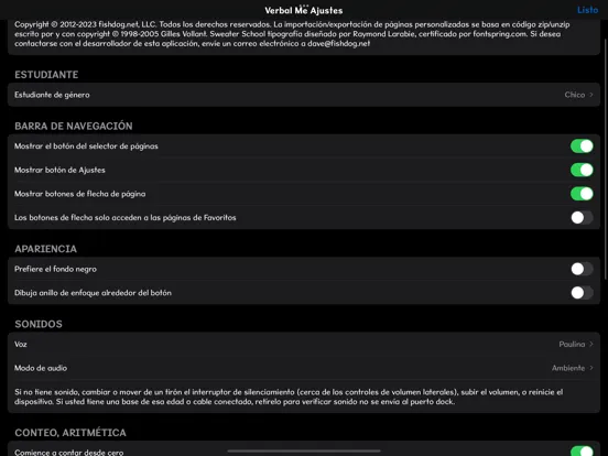Скриншоты Verbal Me Español iPad 