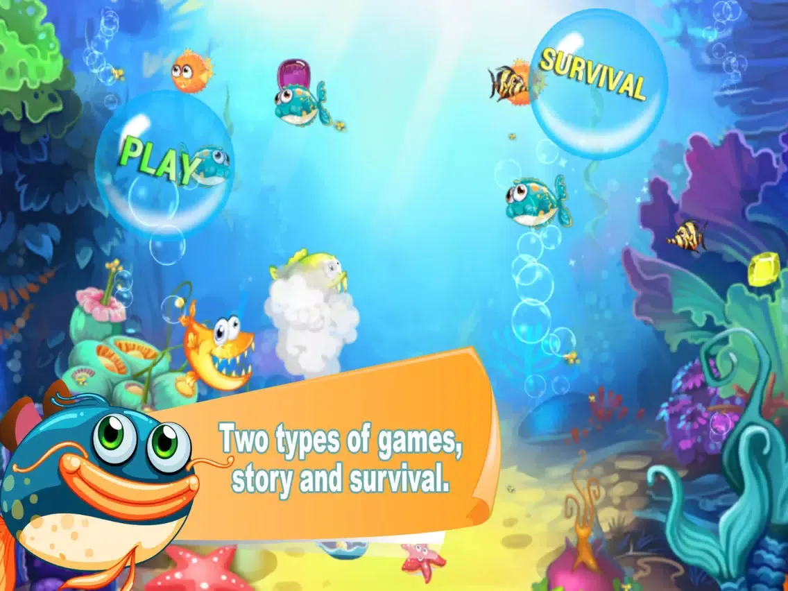 Screenshot di Hungry Fish Eat HD iPad 