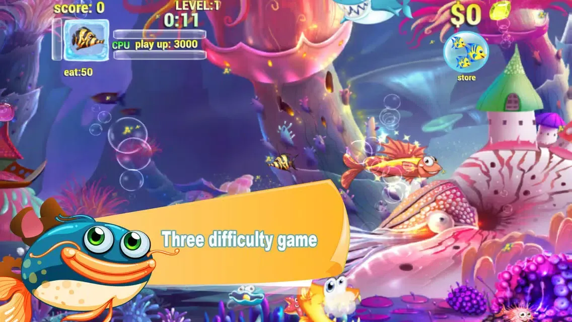 Screenshot di Hungry Fish Eat HD