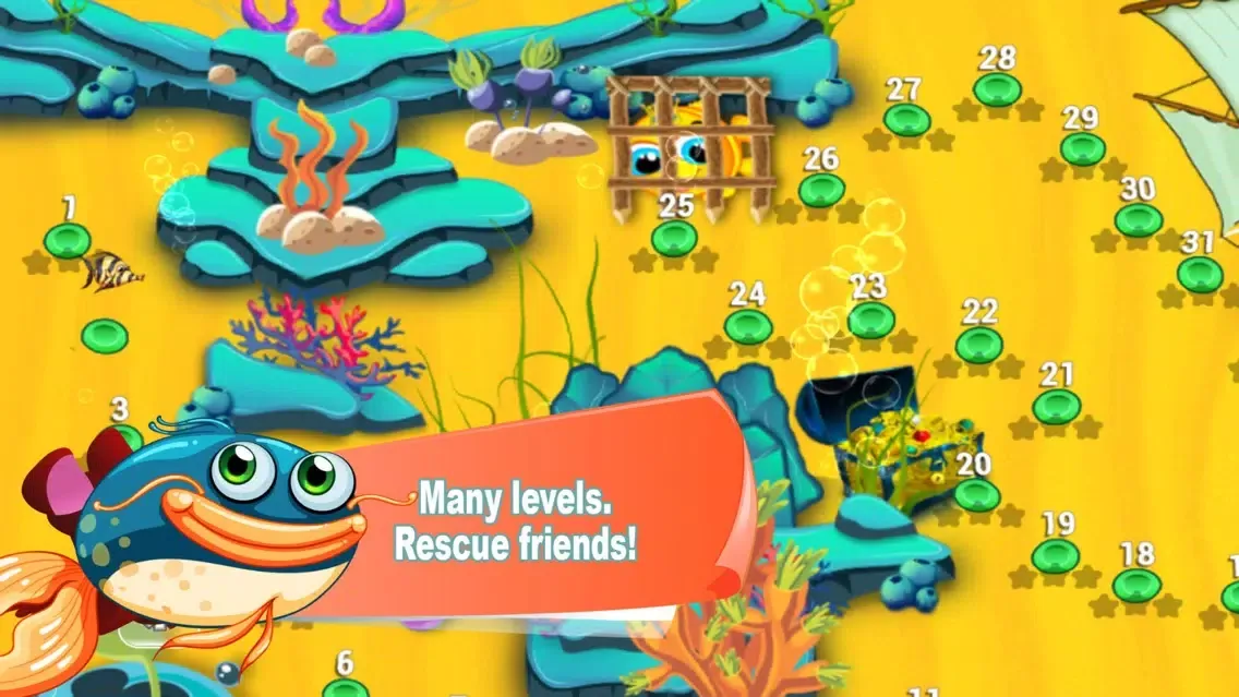Screenshot di Hungry Fish Eat HD
