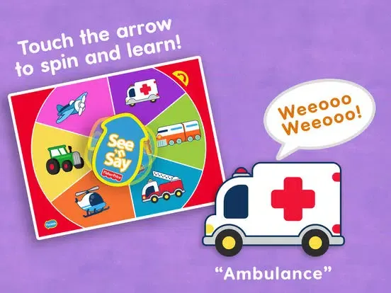 See 'n Say Vehicles iPad  Screenshots