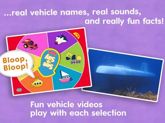 See 'n Say Vehicles iPad  Screenshots
