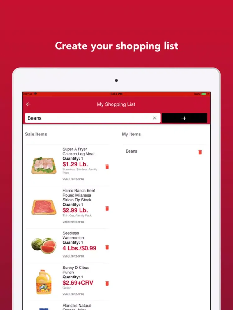 Скриншоты Super A Foods iPad 