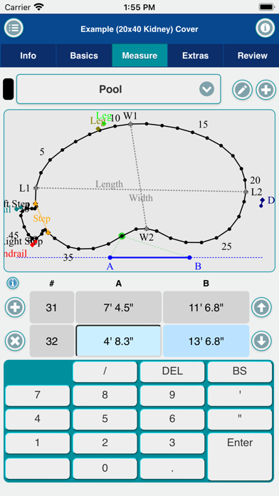 Tangkapan layar Loop-Loc A-B Measure Pro