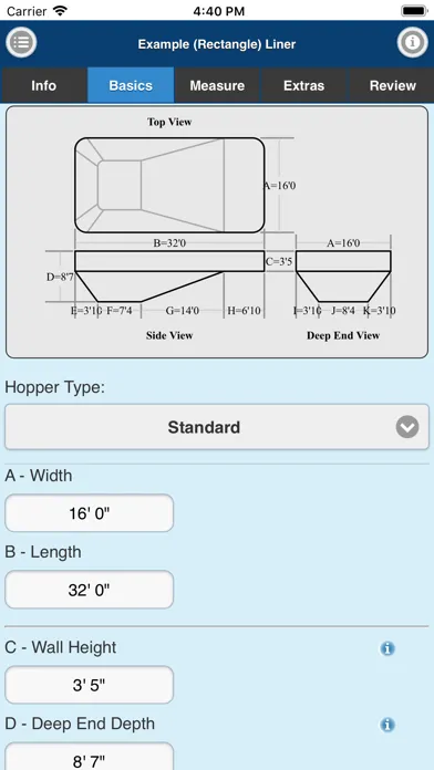 Imperial Measuring App স্ক্রিনশট