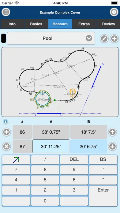 Imperial Measuring App স্ক্রিনশট