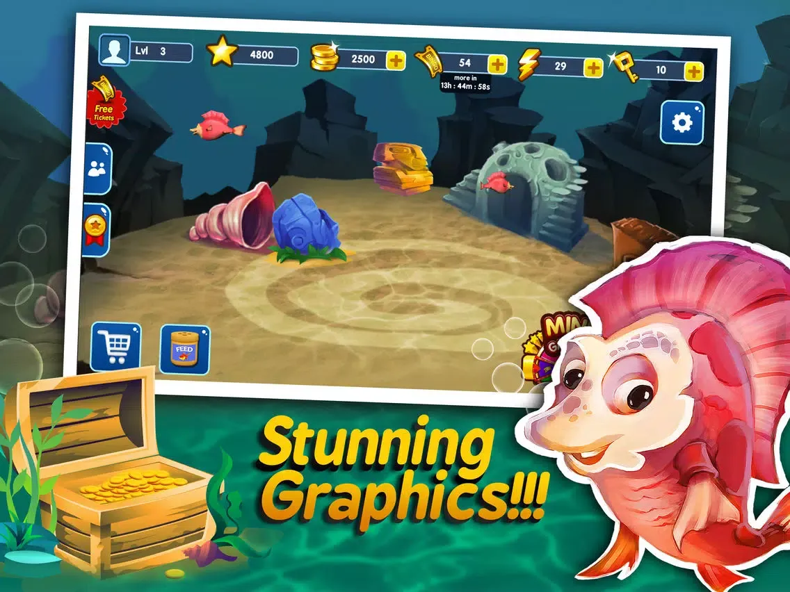 Tangkapan skrin Fish Frenzy Bingo iPad 