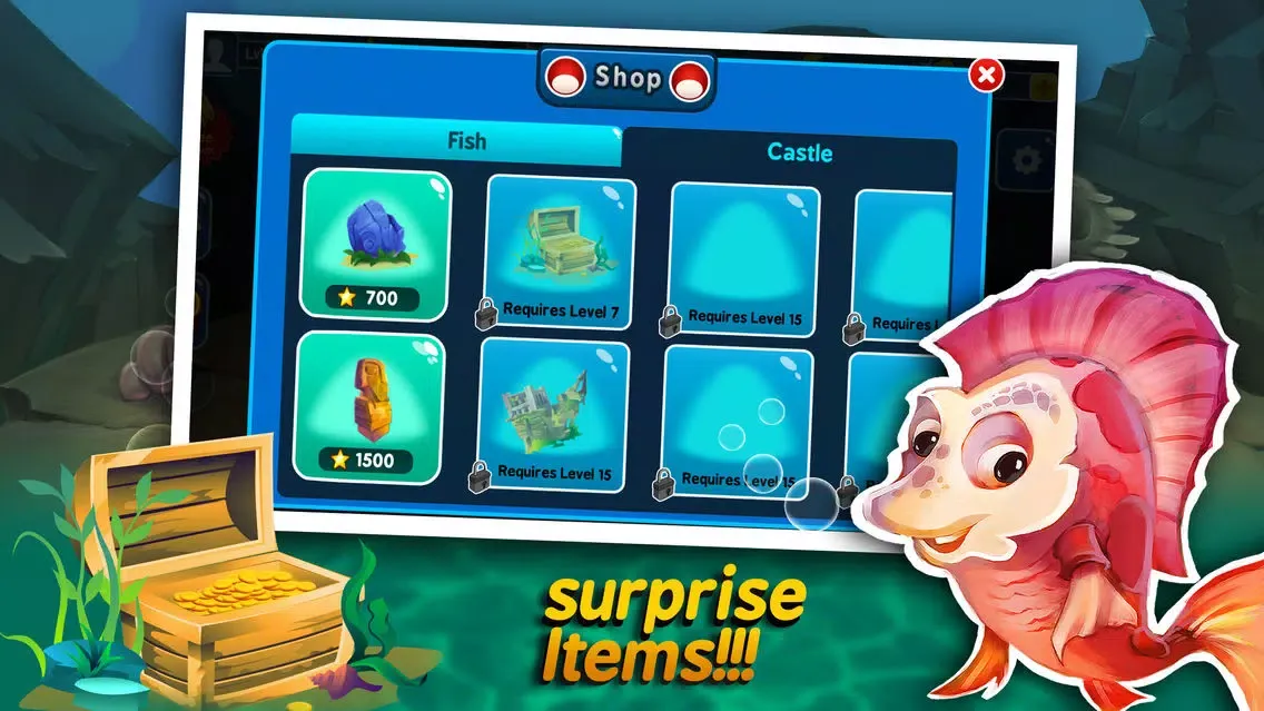 Tangkapan skrin Fish Frenzy Bingo