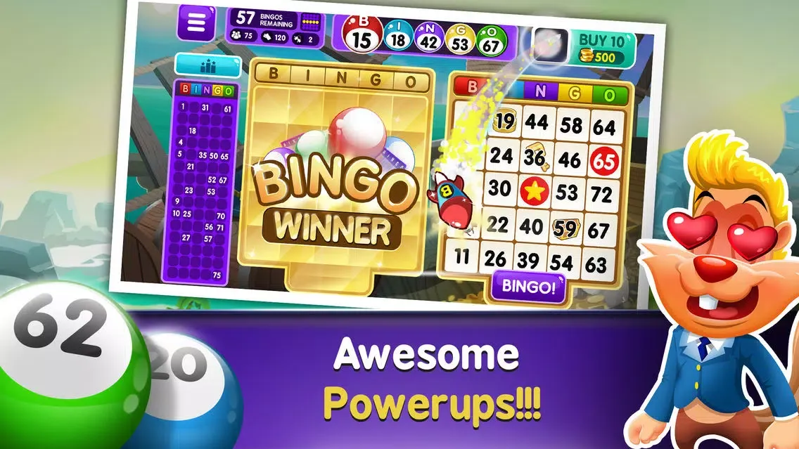 Tangkapan skrin Fish Frenzy Bingo