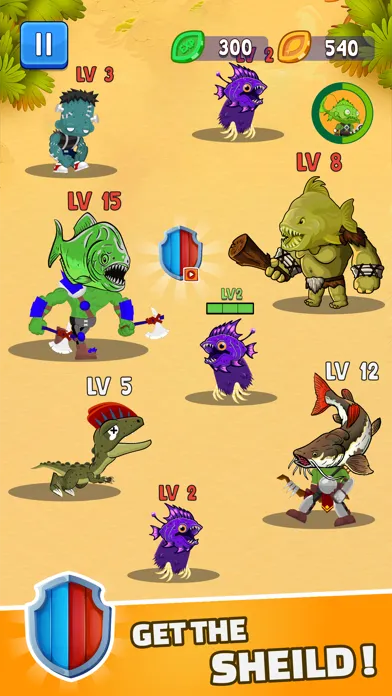Zrzuty ekranu Zen Koi Sea Monsters Clash IO