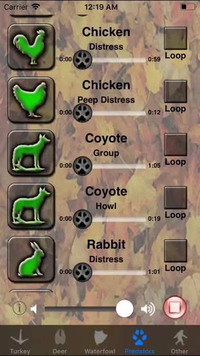 Zrzuty ekranu Critter Call