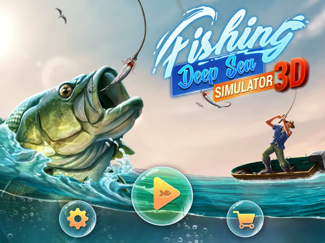 Fishing Deep Sea Simulator 3D स्क्रीनशॉट