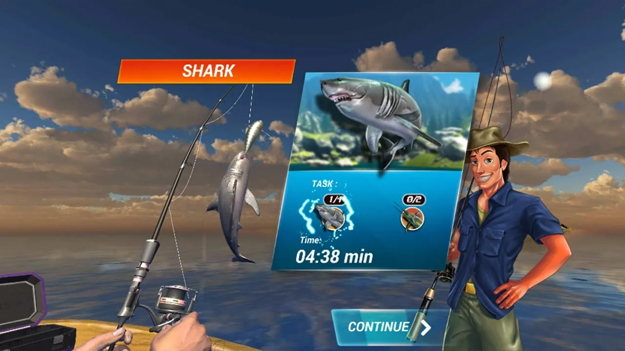 Fishing Deep Sea Simulator 3D स्क्रीनशॉट